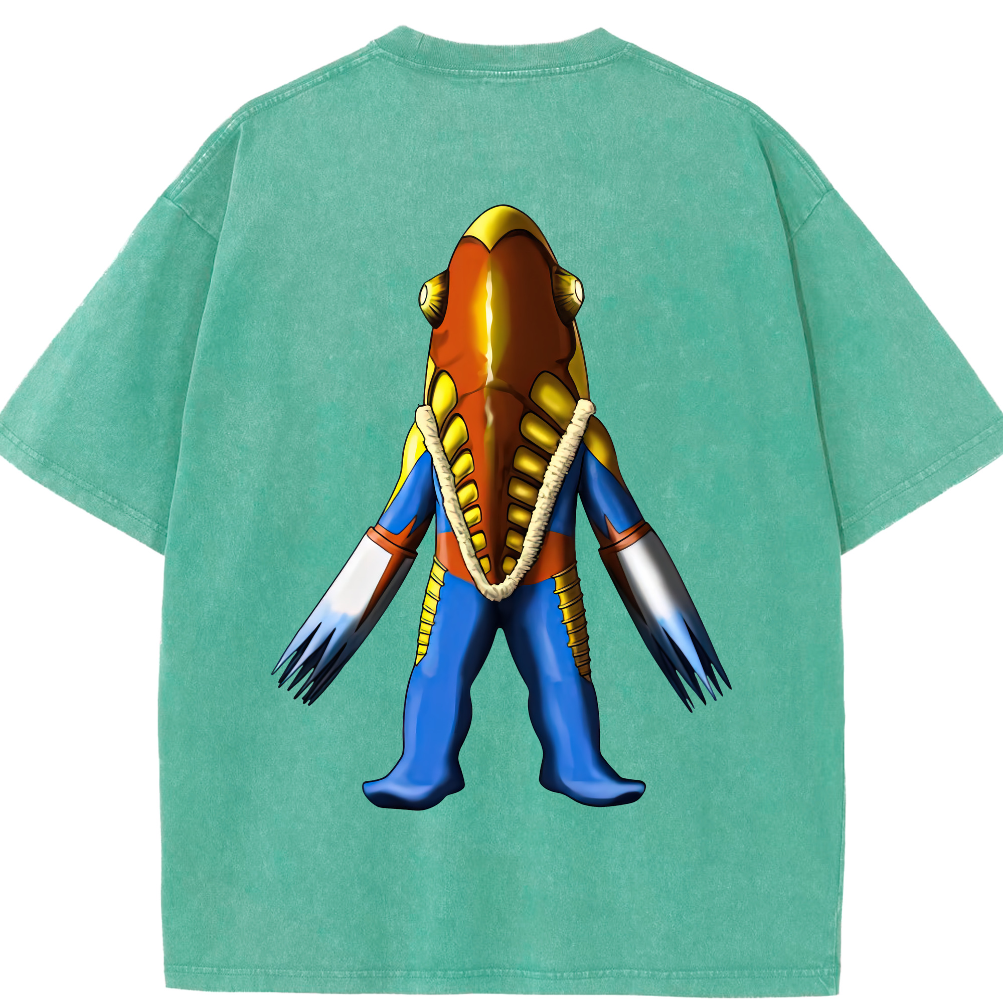 （画像用） ウルトラマン Ultraman 綿100% ヴィンテージ風 半袖Tシャツ（背面プリント）